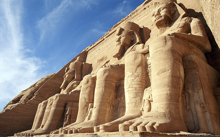 Abu Simbel, egypten, egyptier, HD tapet