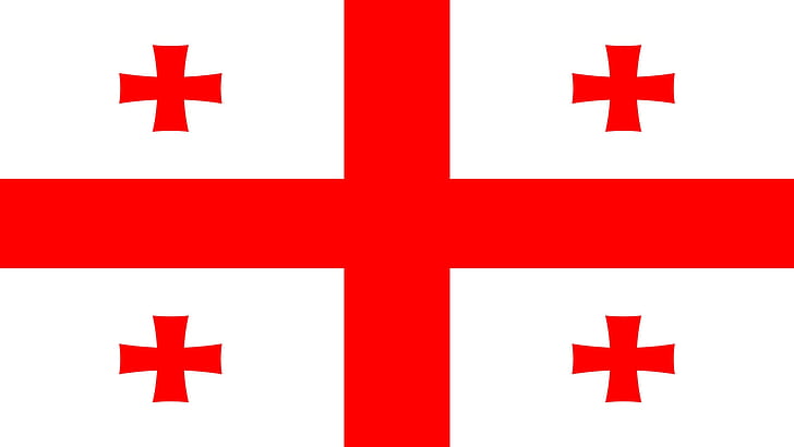 flag of georgia, HD wallpaper