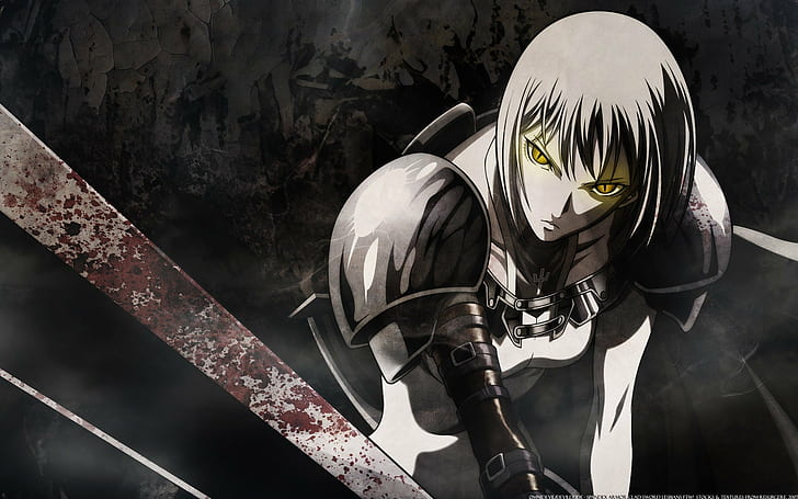 Clare, Claymore (anime), Yellow Eyes, Wallpaper HD