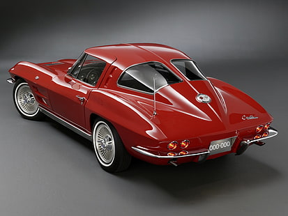(c-2), 1963, chevrolet, classico, corvette, muscolo, pungiglione, pastinaca, supercar, Sfondo HD HD wallpaper