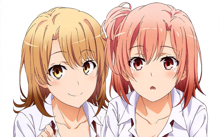 Anime, My Teen Romantische Komödie SNAFU, Iroha Isshiki, Oregairu, Yui Yuigahama, HD-Hintergrundbild