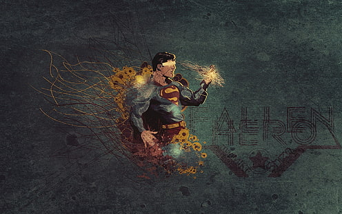 Papel de parede digital de Fallen Hero Superman, Superman, obras de arte, DC Comics, super-herói, HD papel de parede HD wallpaper