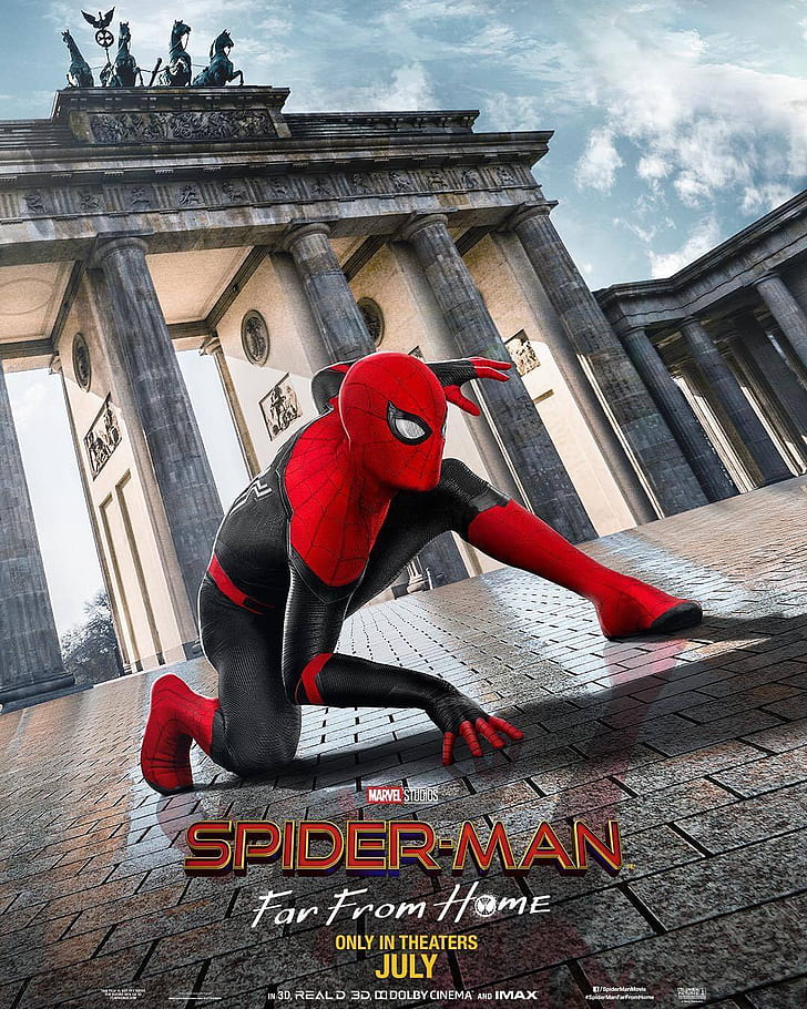 Spider-Man, Peter Parker, Tom Holland, Marvel Cinematic Universe, Marvel Comics, movie poster, HD wallpaper