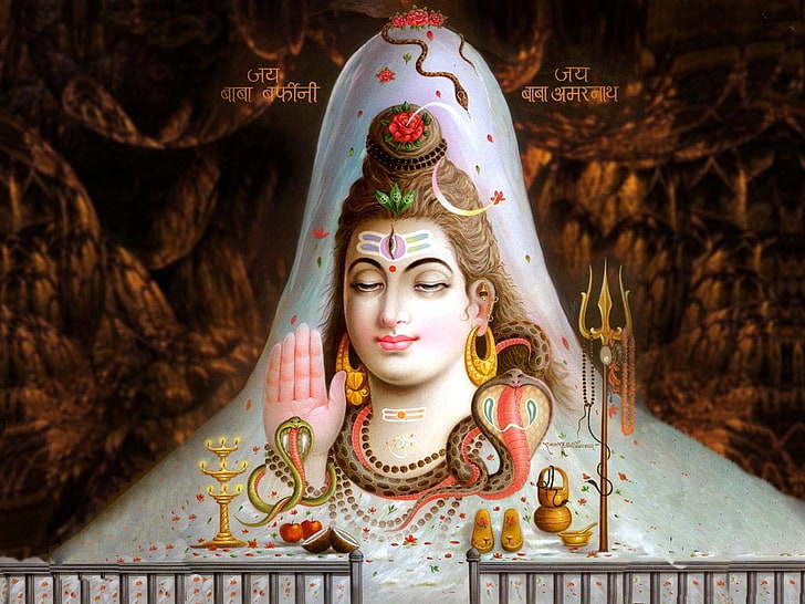Har Har Mahadev، Lord Shiva vector art، God، Lord Shiva، hindu، shiva، lord، خلفية HD