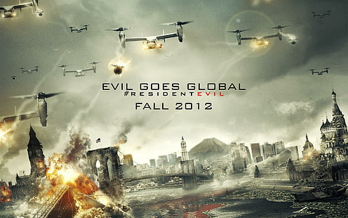 Resident Evil Retribution 2012, resident, evil, 2012, retribution, movies, HD wallpaper HD wallpaper