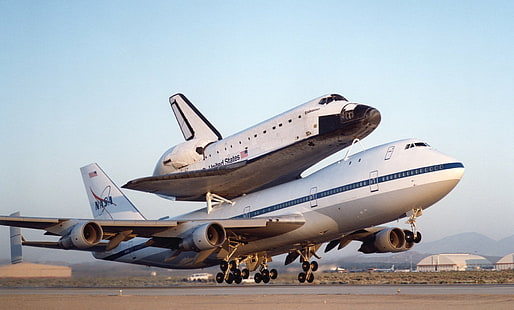 747, самолет, авиалайнер, самолет, Боинг, Боинг 747, НАСА, самолет, челнок, космос, HD обои HD wallpaper