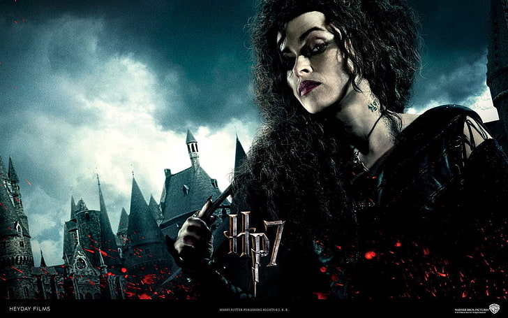 Harry Potter 7 wallpaper, Harry Potter, Harry Potter and the Deathly Hallows: Part 1, Harry Potter and the Deathly Hallows, Helena Bonham Carter, HD wallpaper