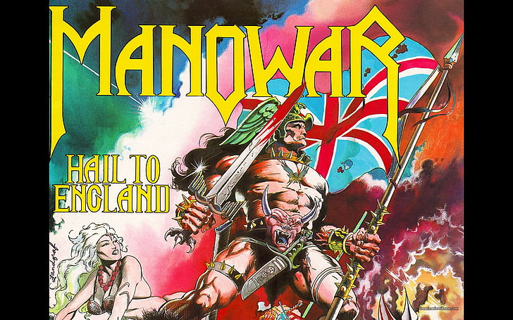 Band (musica), Manowar, copertina dell'album, hard rock, heavy metal, Sfondo HD