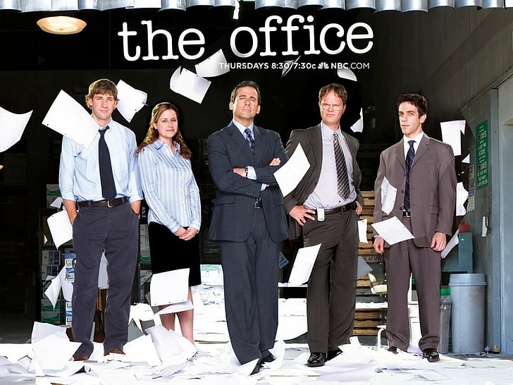 Serie TV, The Office (US), Jim Halpert, John Krasinski, Sfondo HD