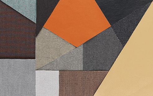 orange, gray, and brown wallpaper, Google, material style, digital art, Android L, Android (operating system), minimalism, HD wallpaper HD wallpaper