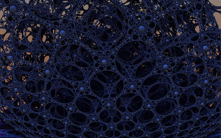 Plexus, structure, fractal, HD wallpaper