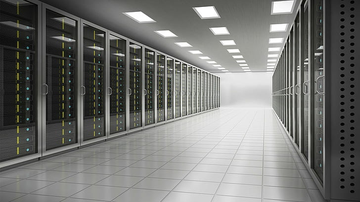 technology, server, data center, HD wallpaper