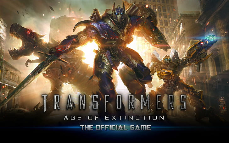Transformers Age of Extinction Игра, трансформатори, игра, изчезване, HD тапет