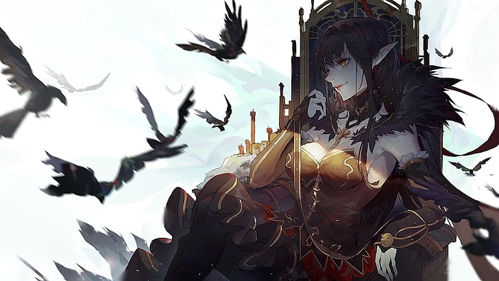 Fate / Apocrypha、アニメの女の子、Red Assassin of Red（Semiramis）（Fate / Apocrypha）、Fate Series、 HDデスクトップの壁紙