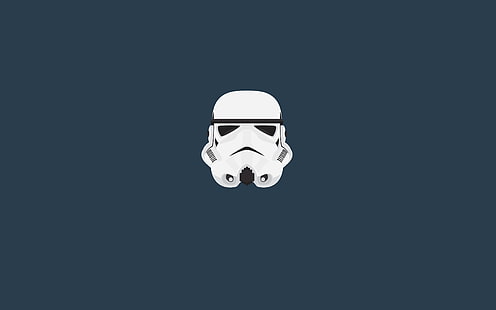 Star Wars Stormtrooper clipart, stormtrooper, Star Wars, minimalisme, casque, oeuvre d'art, fond simple, Fond d'écran HD HD wallpaper