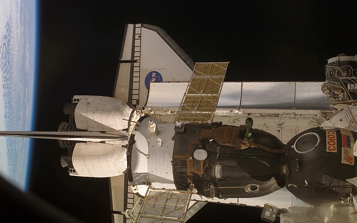 الفضاء، الأرض، المكوك، ناسا، المكوك الفضائي، Soyuz-TMA، خلفية HD
