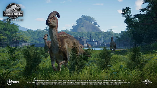 Jurassic World Evolution, ekran görüntüsü, 4K, HD masaüstü duvar kağıdı HD wallpaper