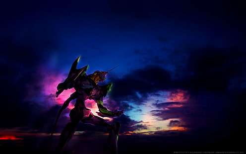 Neon Genesis Evangelion, หน่วย EVA 01, วอลล์เปเปอร์ HD HD wallpaper