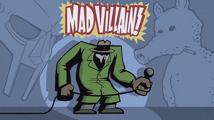 MF Doom Mask Mad Villain HD、音楽、マスク、ドゥーム、マッド、MF、悪役、 HDデスクトップの壁紙