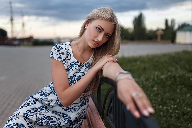 Дмитрий Шулгин, жени, модел, портрет, HD тапет