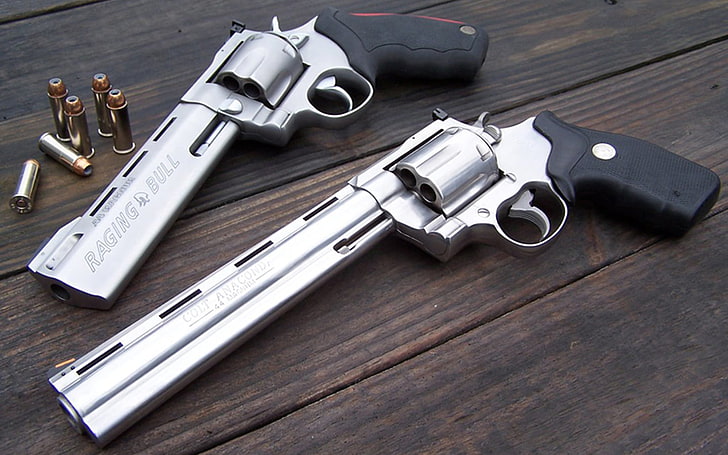 gun, Taurus, Raging Bull, .44 Magnum, Colt, Anaconda, revolver, HD wallpaper