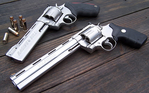 arme à feu, Taureau, Raging Bull, Magnum .44, Colt, Anaconda, revolver, Fond d'écran HD HD wallpaper
