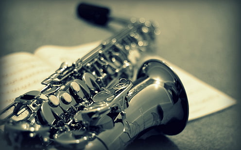 Musik, Werkzeug, Saxophon, HD-Hintergrundbild HD wallpaper