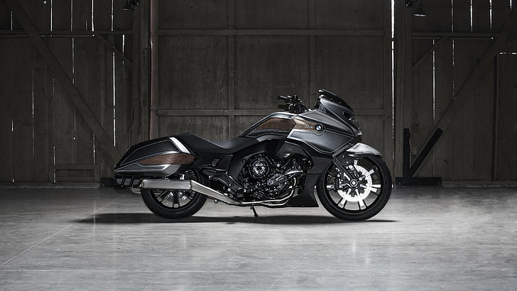 black sports bike, BMW 101, concept, m motorcycle, HD wallpaper