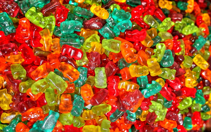 gummy bears, Food, Candy, Gummy Bear, HD wallpaper