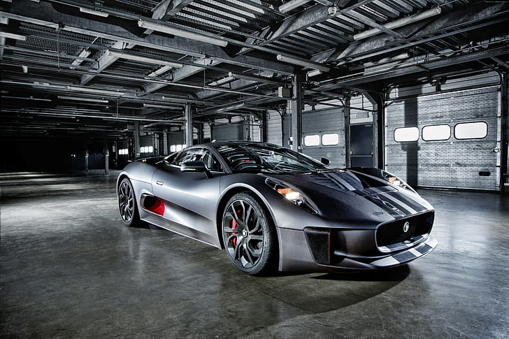 side, hybrid, Jaguar C-X75, supercar, test drive, sports car, electric car, review, speed, HD wallpaper