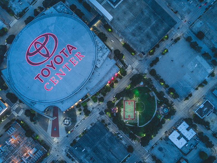 Toyota, Drohne, Houston, Houston Rockets, HD-Hintergrundbild