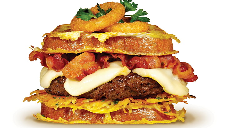 food, burger, sandwich, HD wallpaper