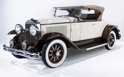 1930 Buick Roadster, кафява и бяла класическа кола, автомобили, 1920x1200, buick, buick roadster, HD тапет HD wallpaper