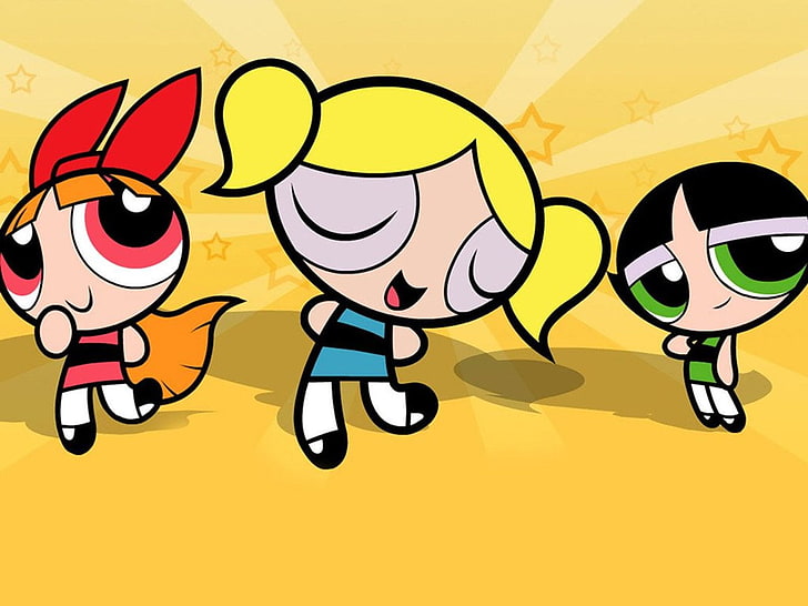 The Power Puff Girls, Superchicche, Cartoni animati, Sfondo HD
