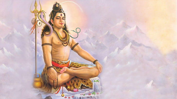 lord, shiva, meditation, hindu, 1920x1080, HD wallpaper