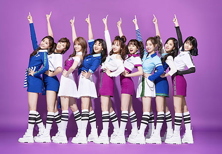 Twice, women, singer, Asian, K-pop, HD wallpaper HD wallpaper