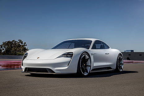 4K, Porsche Taycan, supercar, 2020 Cars, auto elettrica, Sfondo HD HD wallpaper