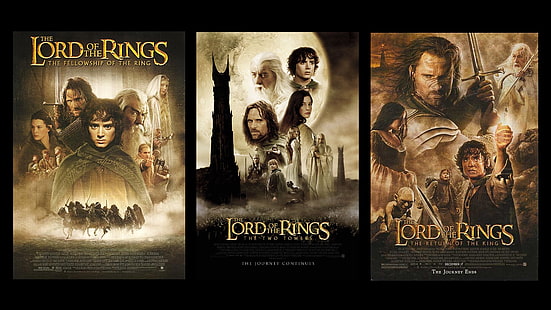 The Lord of the Rings series, Trilogy, The Lord of the Rings, The Lord of the Rings: The Fellowship of the Ring, The Lord of the Rings: The Two Towers, The Lord of the Rings: The Return of the King, HD wallpaper HD wallpaper