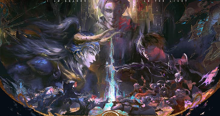 fantasykonst, konstverk, tv-spelskonst, Final Fantasy XIV: Shadowbringers, Final Fantasy, HD tapet