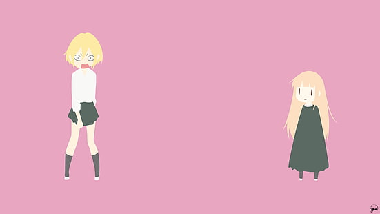 다나카 군와 이츠 모 케 다루게, 미야 노, 에치젠, 애니메이션 소녀들, 애니메이션, HD 배경 화면 HD wallpaper