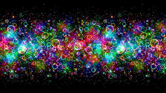 abstract, bubble, full color, hD, HD wallpaper HD wallpaper