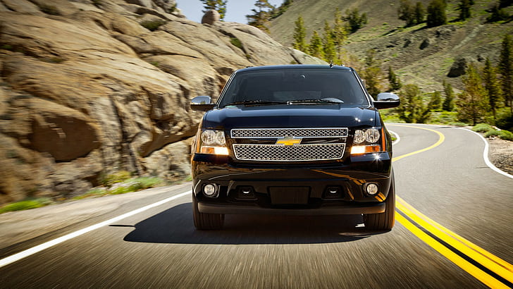 Chevrolet Suburban 2013, Chevrolet, suburban, 2013, Chevy, road, HD wallpaper