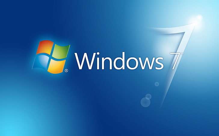 Logo Windows 7, Windows 7, jendela, Wallpaper HD