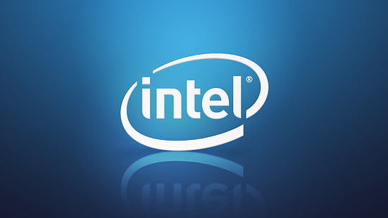 Логотип Intel, Intel, технология, компьютер, процессор, HD обои HD wallpaper