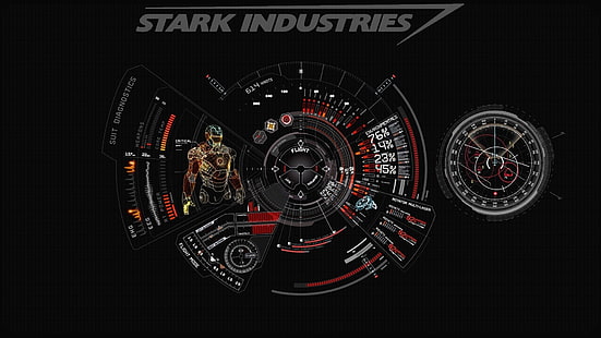 Papel de parede digital Stark Industries, Homem de Ferro, HD papel de parede HD wallpaper