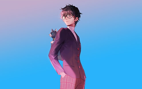 Persona 5, Persona-Serie, Protagonist (Persona 5), HD-Hintergrundbild HD wallpaper