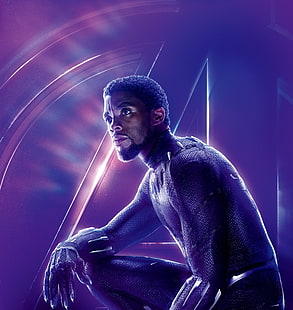 5K, Panthère noire, TChalla, 4K, Chadwick Boseman, Avengers: Infinity War, Fond d'écran HD HD wallpaper