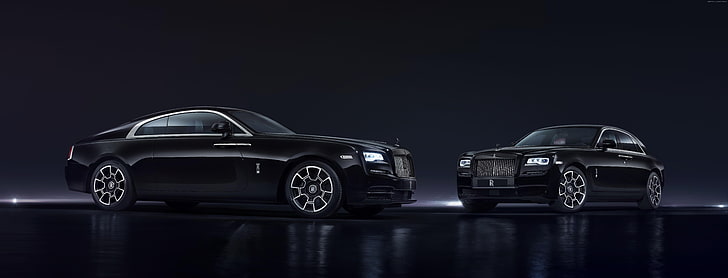 Geneva Auto Show 2016, nero, auto di lusso, Rolls-Royce Wraith 