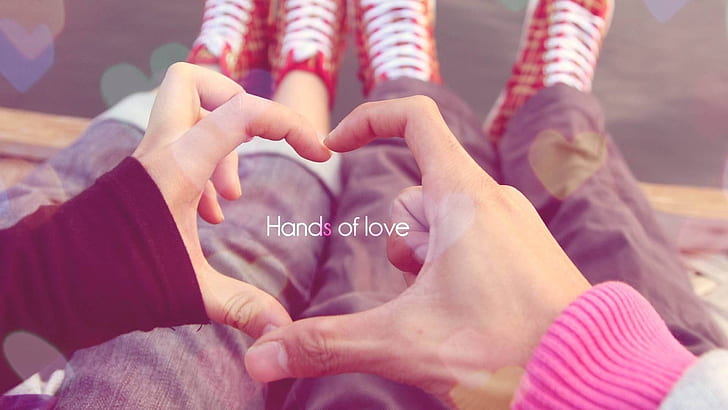 couple, hands, heart, romance, Others, HD wallpaper
