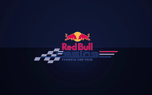 Red Bull logo, Emblem, Logo, Formula 1, Red Bull, Vettel, team, Motorsport, racing, Bulls, Sfondo HD HD wallpaper